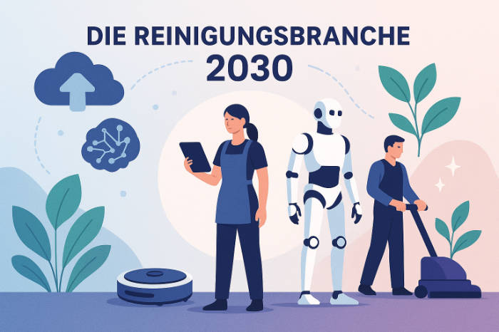 Illustration: Die Reinigungsbranche 2030: Prognosen und Vorbereitungen